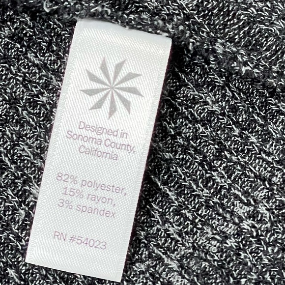 Athleta gray long sleeve wrap open front cardigan sweater women’s size XXS - Picture 12 of 13